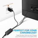 Micro USB to RJ45 Converter for Chromecast/TV Stick 100Mbps Ethernet Adapter Kit