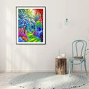 Diamond Painting Rainbow Garden Full Round Drill Picture of Rhinestone DIY Kit