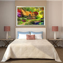Garden Bungalow 5D Diamond DIY Painting Craft Kit Home Decor Newly