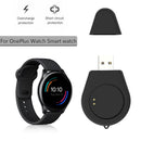 Portable USB Charger for OnePlus Watch Smartwatch Wireless Dock (Black) Newly