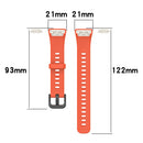 Strap Replacement for HUAWEI Band 6 TPU Wristband for HONOR Band 6 (Orange)