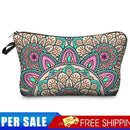 Mandala Printed Hand Hold Travel Storage Cosmetic Bag Toiletry Bag