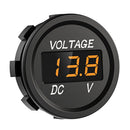 D1 Car Motorcycle DC 12-24V Digital Panel Voltmeter Voltage Meter (Orange) Newly