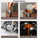 HOMVIDA Espresso Puck Screen 58.5 mm Bottomless Portafilter Lower Shower Scre...