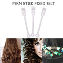 50pcs/set Pro Perm Rod Long Hair Curler Replacement Elastic Rubber Band (A)
