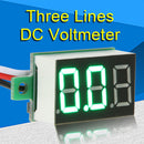 0.36inch LED Digital Voltmeter DC0-100V Three Line Volt Meter(Green) Newly