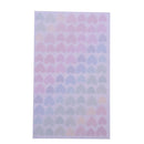 6pcs/set Colorful Heart DIY Scrapbooking Diary Photo Album Stickers(Heart)