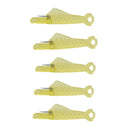 3pcs Fish Type Auto Needle Threader Plastic Quick Needle Inserter (Yellow)