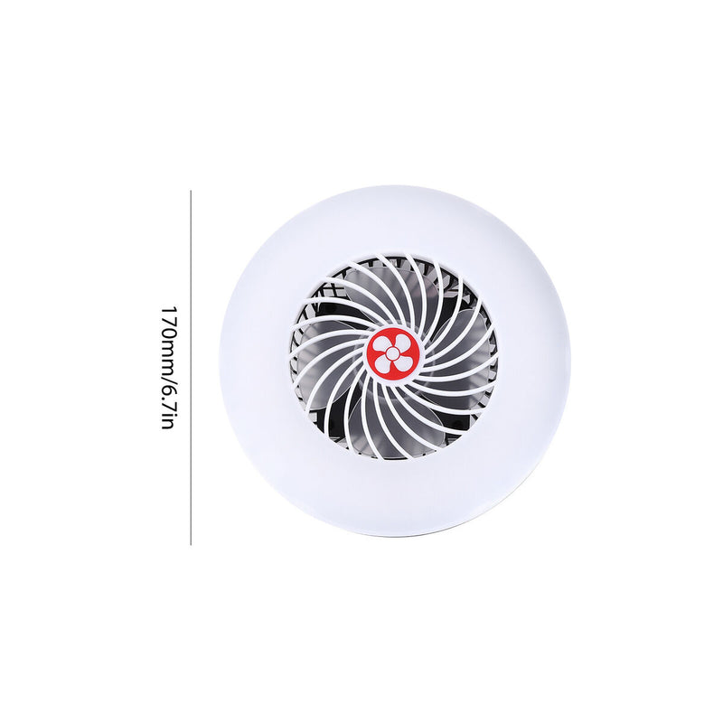 Multifunctional Lantern with Fan 3 Gear Wind Speed Solar Lamp for Camping B