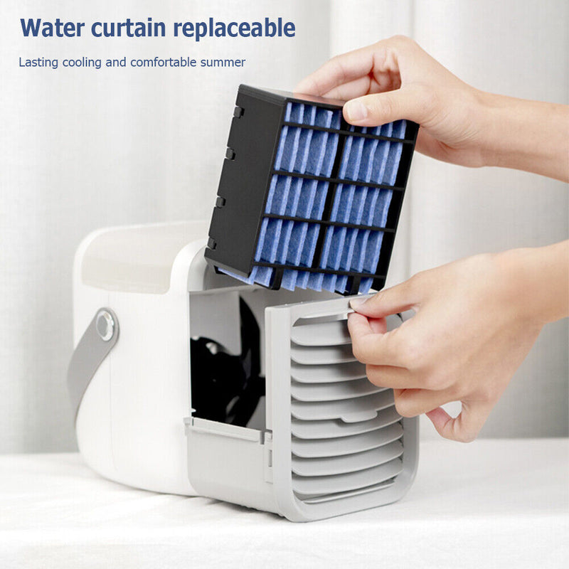 3 in 1 Desk Air Conditioner Summer Water Cooling Air Cooler Fan for Home Office