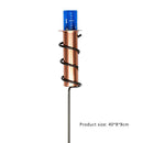 Spiral Lawn Rain Gauge Outdoor Copper Accurate Floating Rain Meter for Outdoors