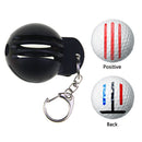 Golf Line Marker Ball Clip Golf Accessories Plastic for Men Women (Black) Newly