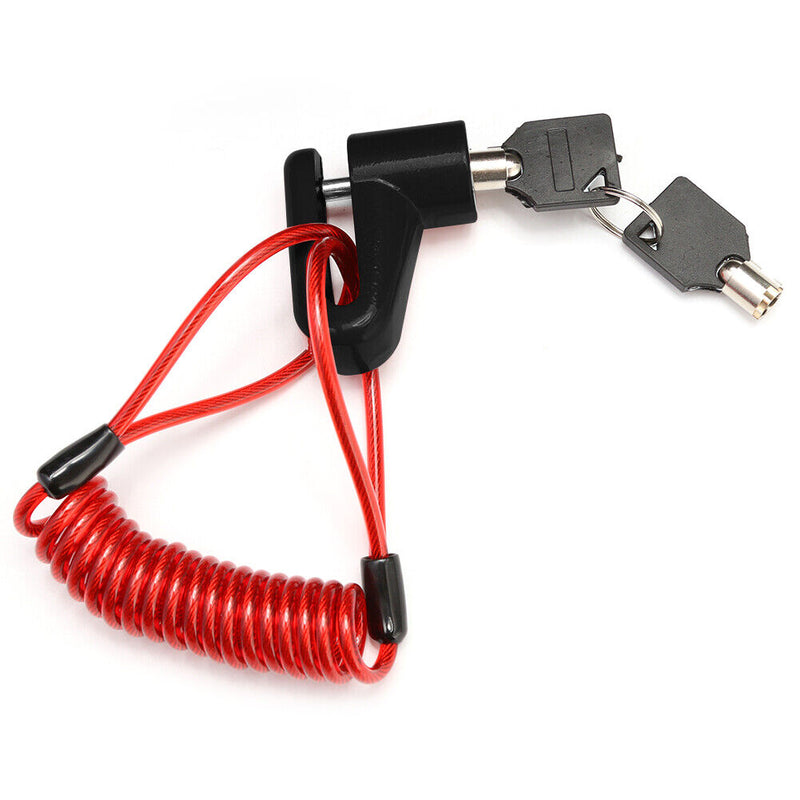 Anti-Theft Disc Brakes Lock w/ Steel Wire for M365 Scooter (Red+Black) Newly