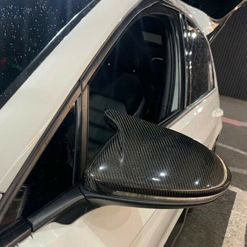 2pcs Car Rearview Mirror Shell Side Wing Mirror Covers Trim Cap for Golf 7 14-19