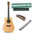 Guitar Adjustable Bridge Saddle+Screwdriver Acoustic Guitar Stringed Instru