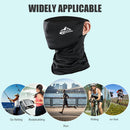 Summer Ice Silk Bicycle Bandana Face Tube Cycling Sunscreen Scarf (Black)