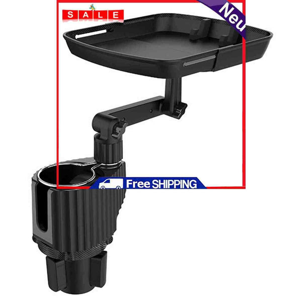 Vehicle Organizer for Meals Adjustable Car Food Storage Holder Car Accessories