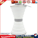 Sports 500mL Collapsible Soft Kettle Outdoor Silicone Water Bottle (White) Newly