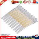 10pcs Hair Care Clip Stainless Steel Hairdressing Sectioning Clamp (White) Newly