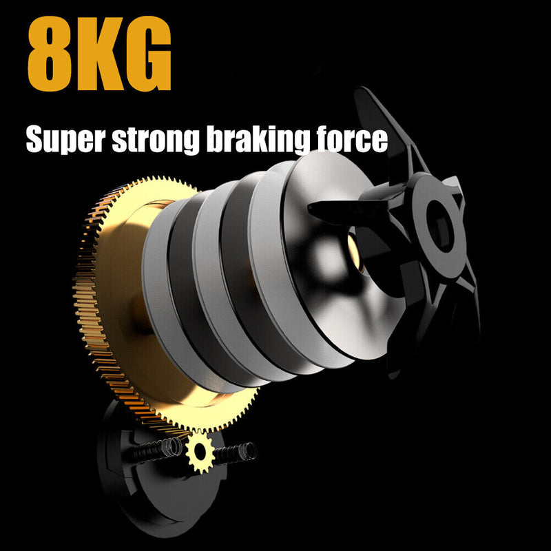 Metal Baitcasting Reel 7.2:1 8kg Max Drag Saltwater Fishing Wheel (AK2000L)