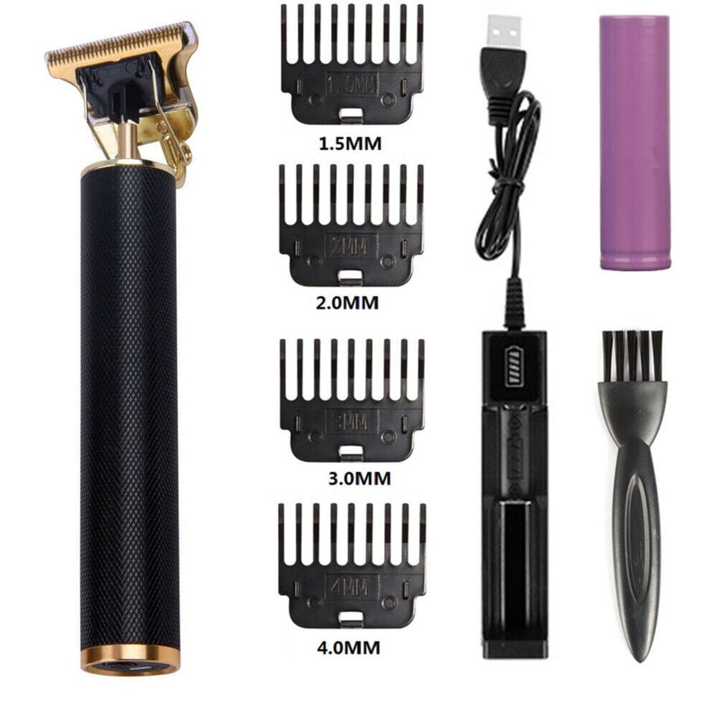 Electric Hair Clipper Practical T9 USB Beard Trimmer Oil Head Scissors for Men