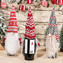 Xmas Exquisite Forest Old Man Wine Bottle Cover Red Wine Cap Dress Up (C) Newly