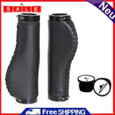 1 Pair PVC Anti-Skid Mountain Bike Ergonomic Handleable Grips Cover with Plugs