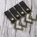 Outdoor Camping Leather Hook S Type for Finishing Rack Kitchen Pot Pan Hanger