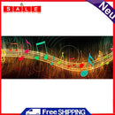 80x30cm 5D DIY Full Round Drill Diamond Painting Music Note Abstract Home Decor