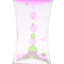 2 Color Movement Visual Timer Liquid Oil Drops Acrylic Hourglass Desktop Decor