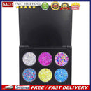 Popfeel 6 Colors Long-lasting Glitter Eyeshadow Pallete Eye Shadow (EK06)