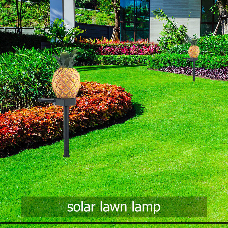 LED Solar Lamp Pineapple Waterproof Garden Outdoor Light Sensor Control Lamp