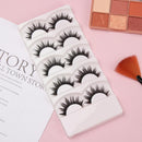Makeup Soft Thick Cross Handmade Black Eye Lashes Extension False  Eyelashes