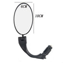 Bicycle Handlebar Convex Mirror Mountain Road Bike Rearview Mirrors (Long) Newly