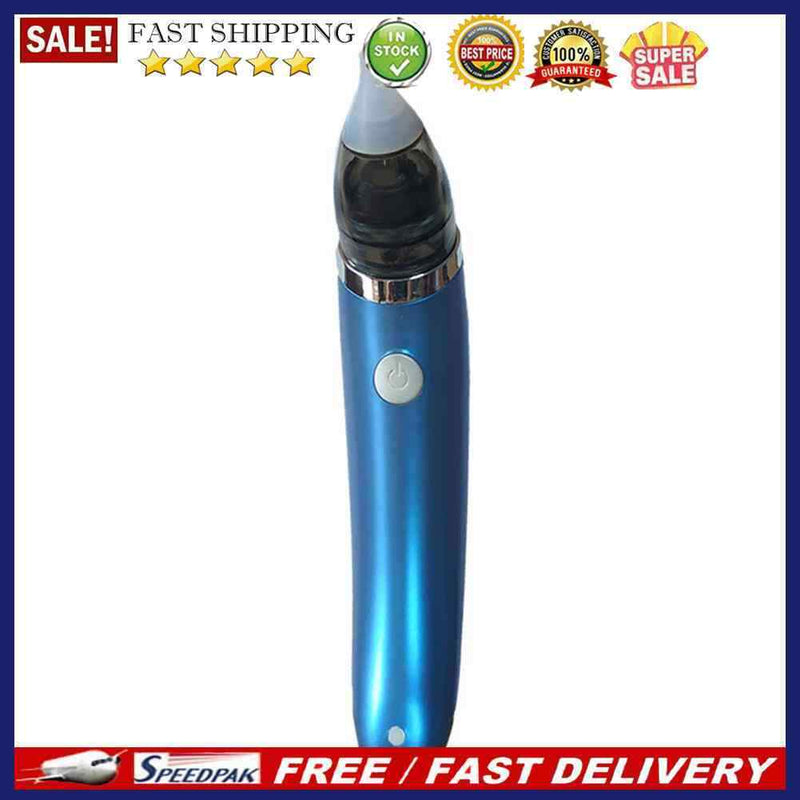 Baby Electric Nasal Aspirator Sucker Nose Cleaner Protector (Dark Blue)