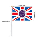 Table Decoration Parade Carnival Queen Hand Waving  Flag Home Decor Polyester