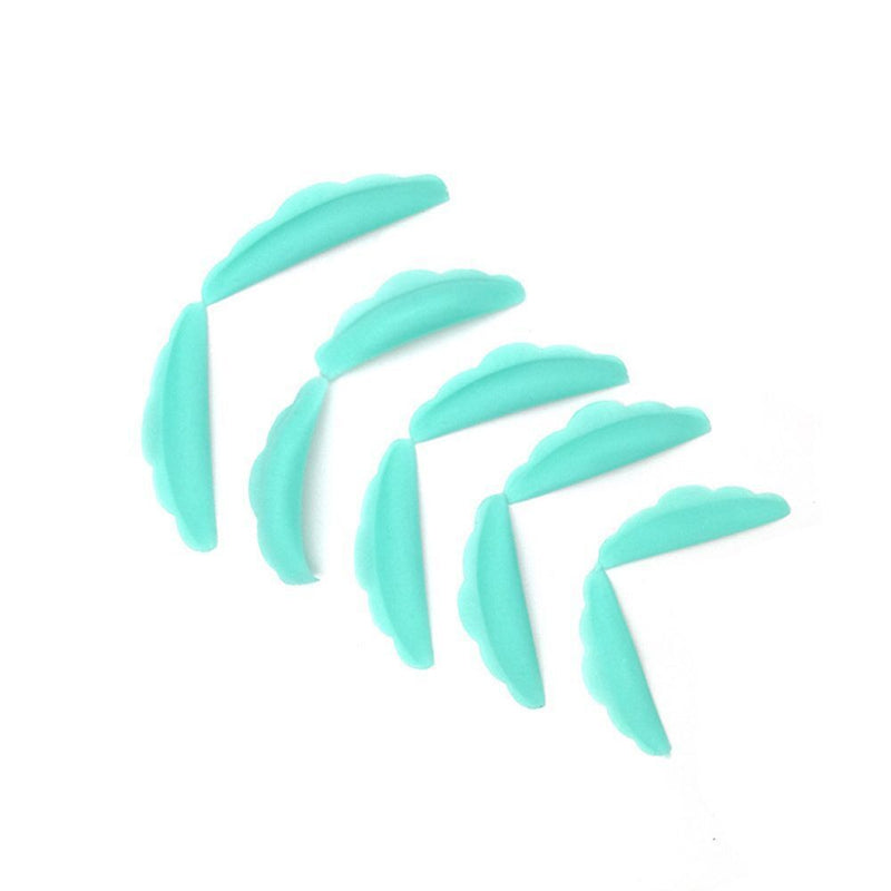 Edge Silicone 5 Pairs Perming Pad Eyelash Patches Lashes Lift Tool Patches