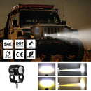 Adjustable 60W Bifocal Motorbike LED Headlight Motorcycle Spotlight (1pcs) Newly