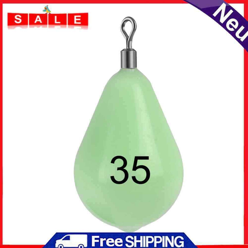 Luminous Fishing Lead Pendant Bob Weights Hook Connector Fishing Accessories