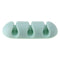 Mini Adhesive Ethernet Charging Data Earphone Cable Organizer Tool(Green)