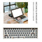 Hot Swap Keyboard Kit Bluetooth-compatible with 72pcs Red Shafts (White)