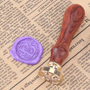 Ancient English Alphabet Letter Metal Seal Wax Stamps Sticks Candles Set (B