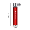 WEST BIKING Mini Bicycle Pump Tire Inflator for MTB Bike Basketball (Red) Newly
