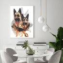 5D DIY Diamond Painting Black Back Dog Full Round Drill Home Decoration Gifts