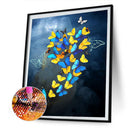 DIY Full Round Drill Diamond Painting Butterfly Mosaic Rhinestone Art Craft