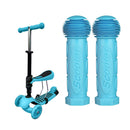 MTB Bike Handlebar Grips Cover Rubber Kid Tricycle Scooter Grip (Blue) Newly