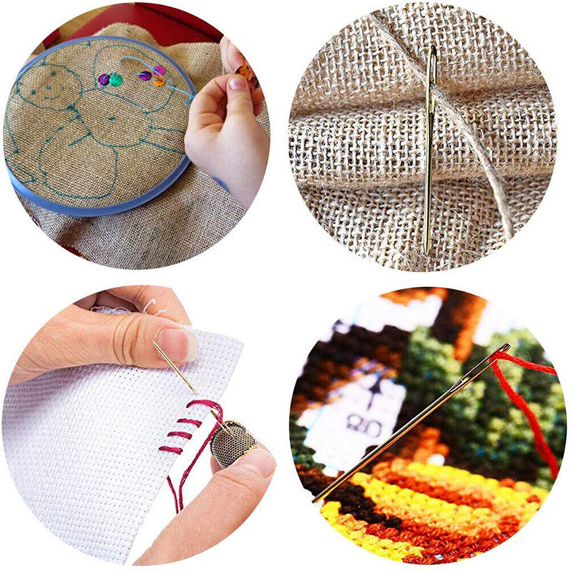 10pcs/Lot Embroidery Set Needle Knitting Craft DIY Home Sewing Cross Stitch Kits