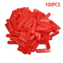 100pcs Elastic Tile Alignment Tile Leveling System Locator Spacers Level Wedges