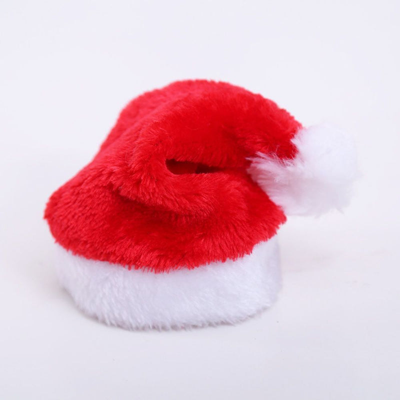 Dog Holiday costume Adjustable Santa Claus Merry Christmas Pet Hat Animal Cap