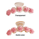Rose Flower Fashion Hair Accessories Hairpin Catch Clip Shark Clip Hair Claw